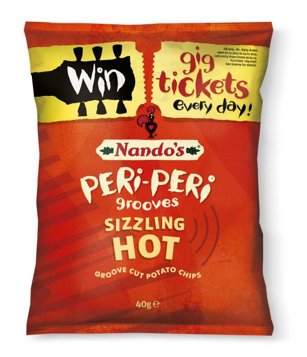 Nando’s Grooves launches new onpack promotion to win music gig tickets