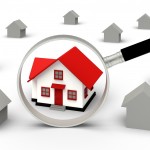choosing a home, house, magnifying glass (resized)