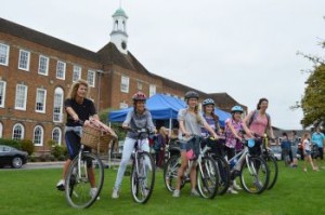 St_Swithuns_school_winchester_cycle party
