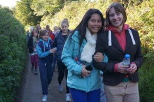 Bruton Girls Charity Walk