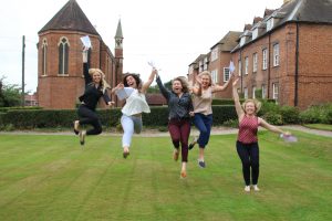Abbots Bromley A Levels Jumping For Joy