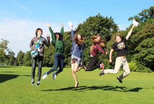 Headington School GCSe Results Jumping For Joy