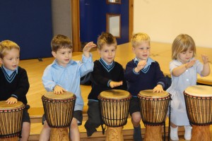 Culford Nursery School African Drumming Cute