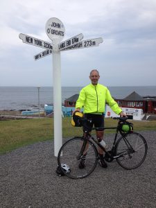St Swithun's Land's End John O'Groats Cycle David Kininmonth