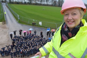 St Swithun's School Pim Grimes Topping Out Ceremony