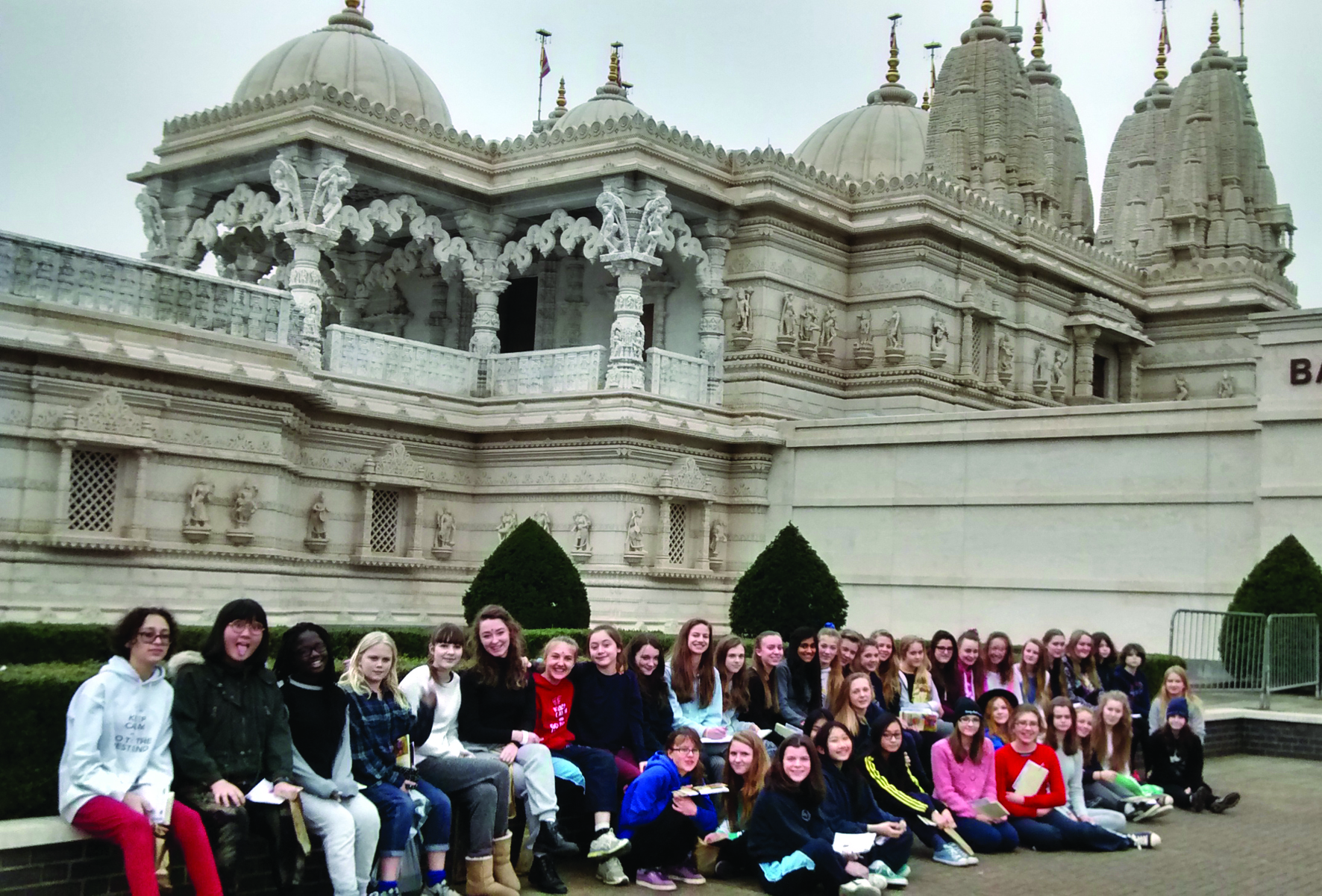 hindu temple school trip