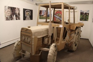 Ratcliffe College Cardboard Tractor