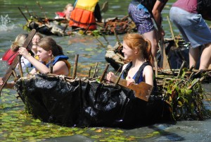 Bedales Coracle Boat Race