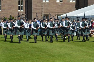 Strathallan School Pipe Band T in the Park