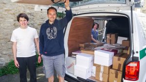 20170531 1 tonne of books for Africa 001