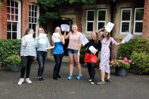 Godolphin girls celebrate their A-level results (1)