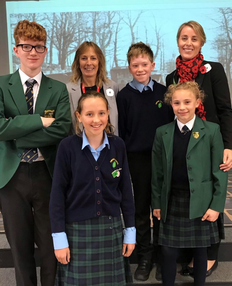 Friends in Flanders author visits Sibford School