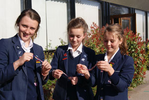 Bromsgrove School Girls do their bit for charity