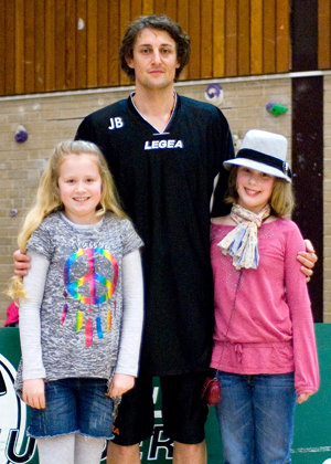 Burgess Hill School for Girls pupils at the Basketball match