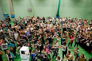 Caterham School Pupils and Staff set the World Record