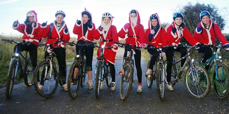 Cycling Santas raise funds for Farlington