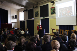 Friends' School Saffron Walden hosts a talk