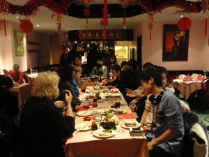 Friends' School celebrate Chinese New Year in a chinese restaurant