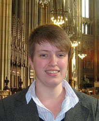 Ella Taylor, BBC Radio 2 Young Chorister of the Year 2010, is studying for her A-levels at Lancing College.