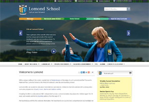 Lomond School New Website