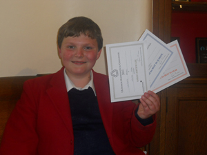 Loretto School pupil Lawrence Bissell awarded three maths awards