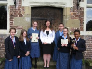 Moreton Hall Girls Shropshire Festival Thomas Cranmer Awards 