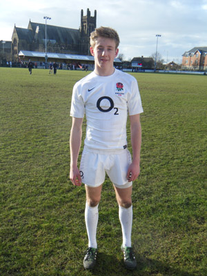 Oundle School pupil Sam Olver makes England rugby debut
