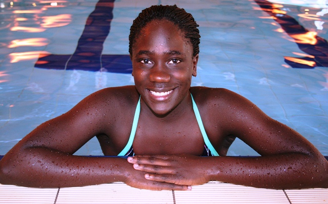 Plymouth College swimmer- Jamila