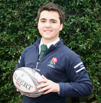 Rising Plymouth College rugby star, Tom Mumford, 16, has secured a place on the U16 England rugby squad