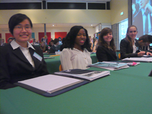 St Mary's School Cambridge students debate at Model United Nations
