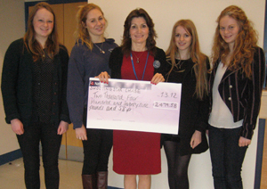 St Swithuns raise money for charity