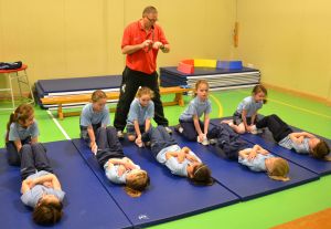 Olympians attend St Swithuns School for sport relief