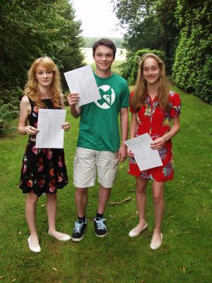 St Swithuns Schiool GCSE Success for triplets