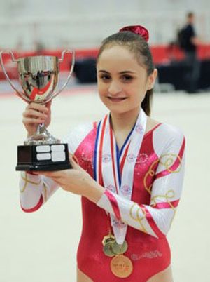 Sutton Valance Gymnastics gold medal