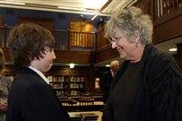 Germaine Greer opens Trent College library