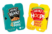 Heinz Baked Beans Snap Pots – 8 Pack Of 200g Microwaveable Beans In Rich Tomato Sauce