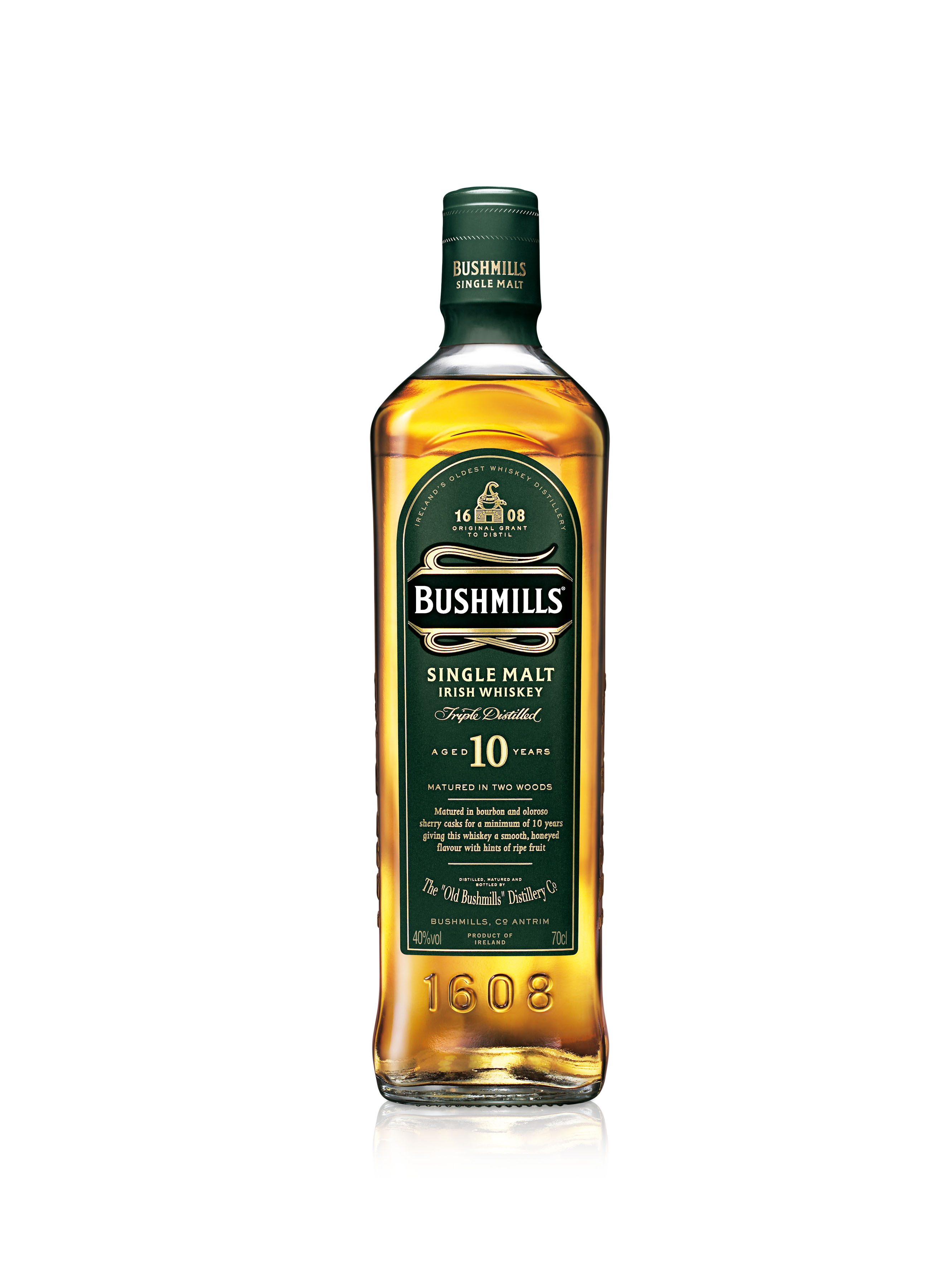 New look for Bushmills Irish whiskey