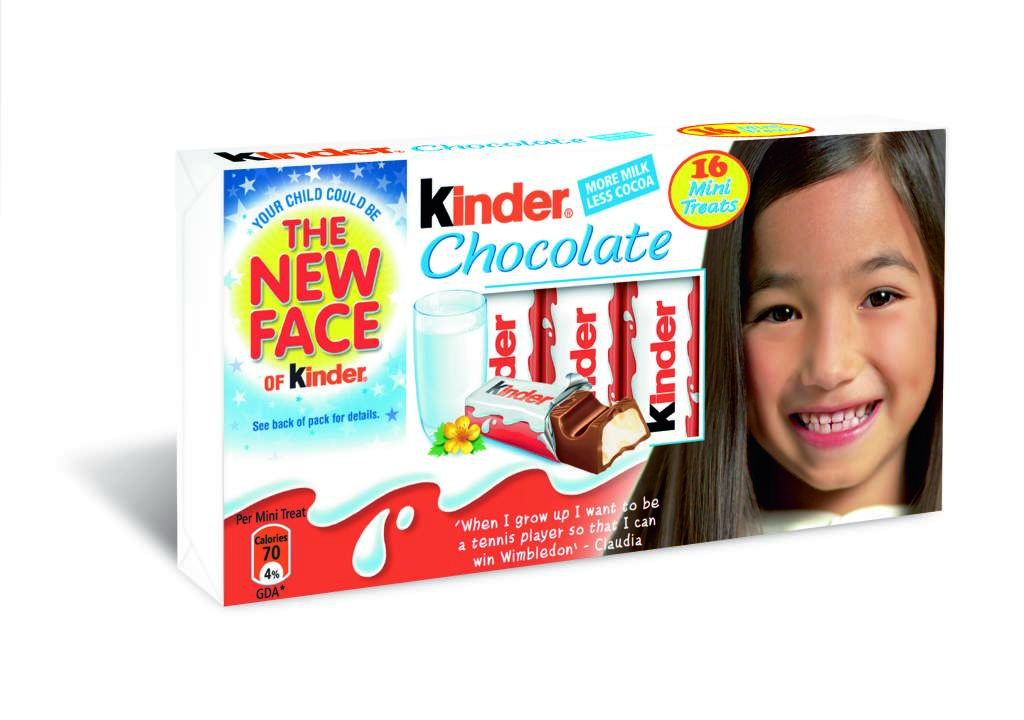 Kinder chocolate girl best sale
