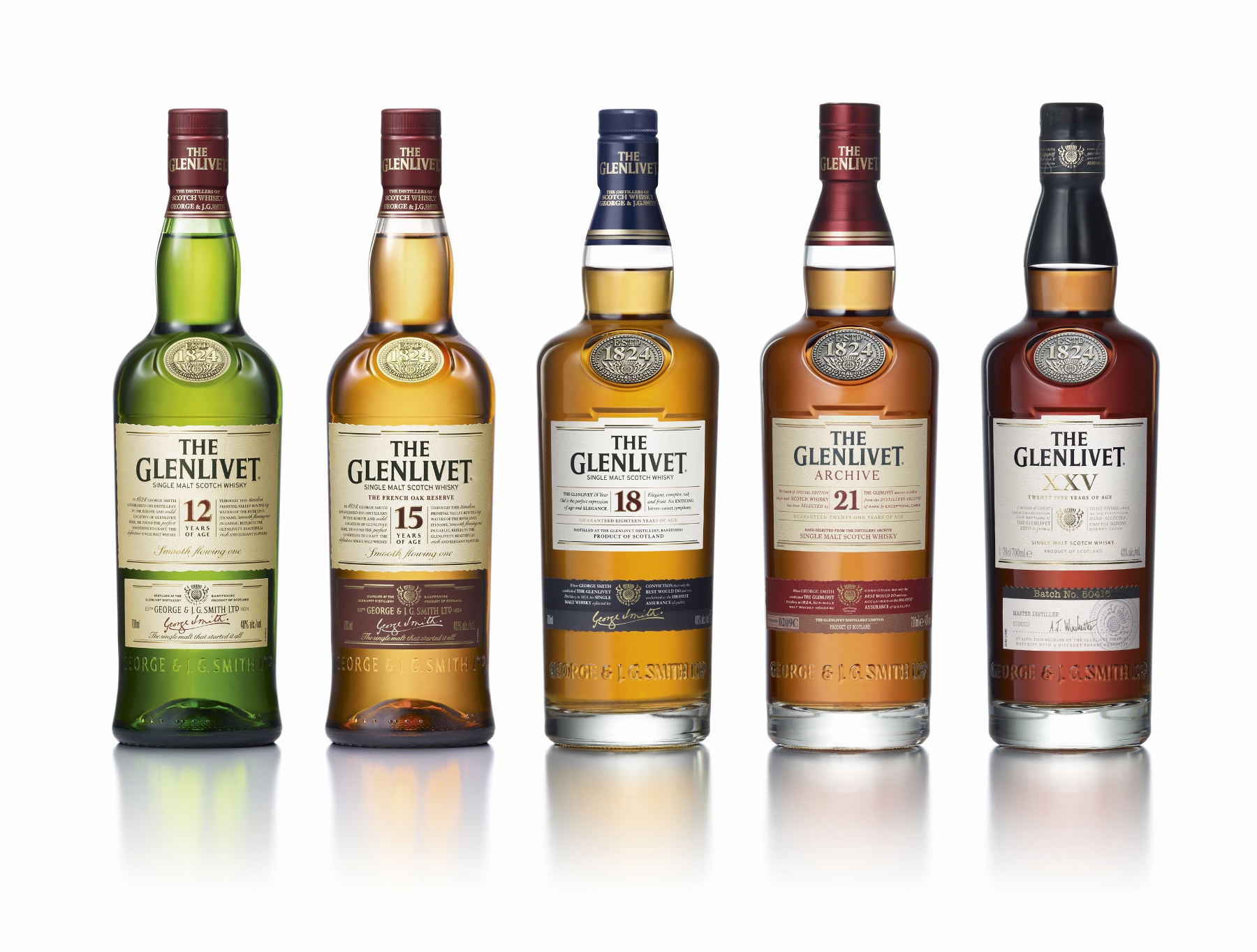 New look for The Glenlivet malt whiskies