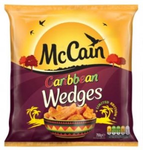 McCain launches Caribbean Wedges