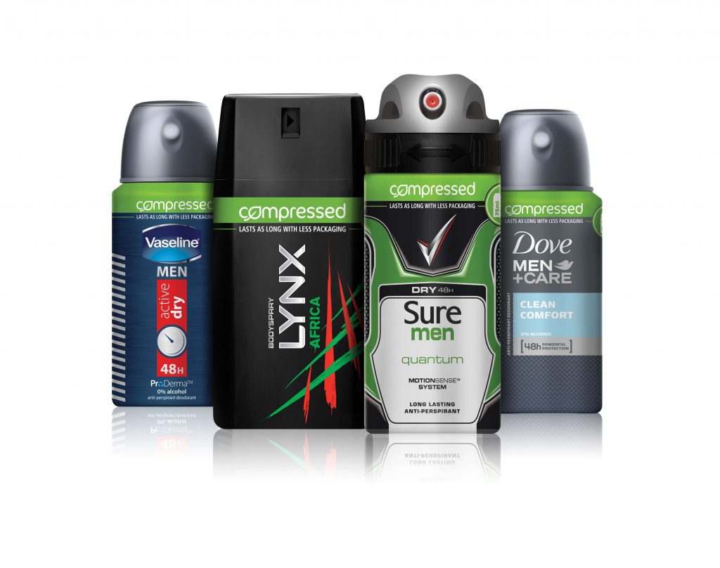 Unilever launches compressed deodorant range