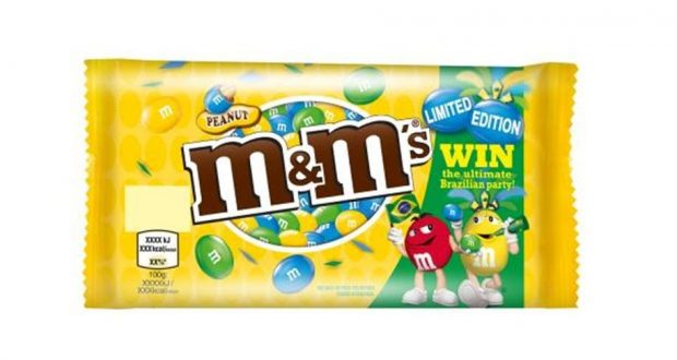 M&Ms get into the Brazilian spirit