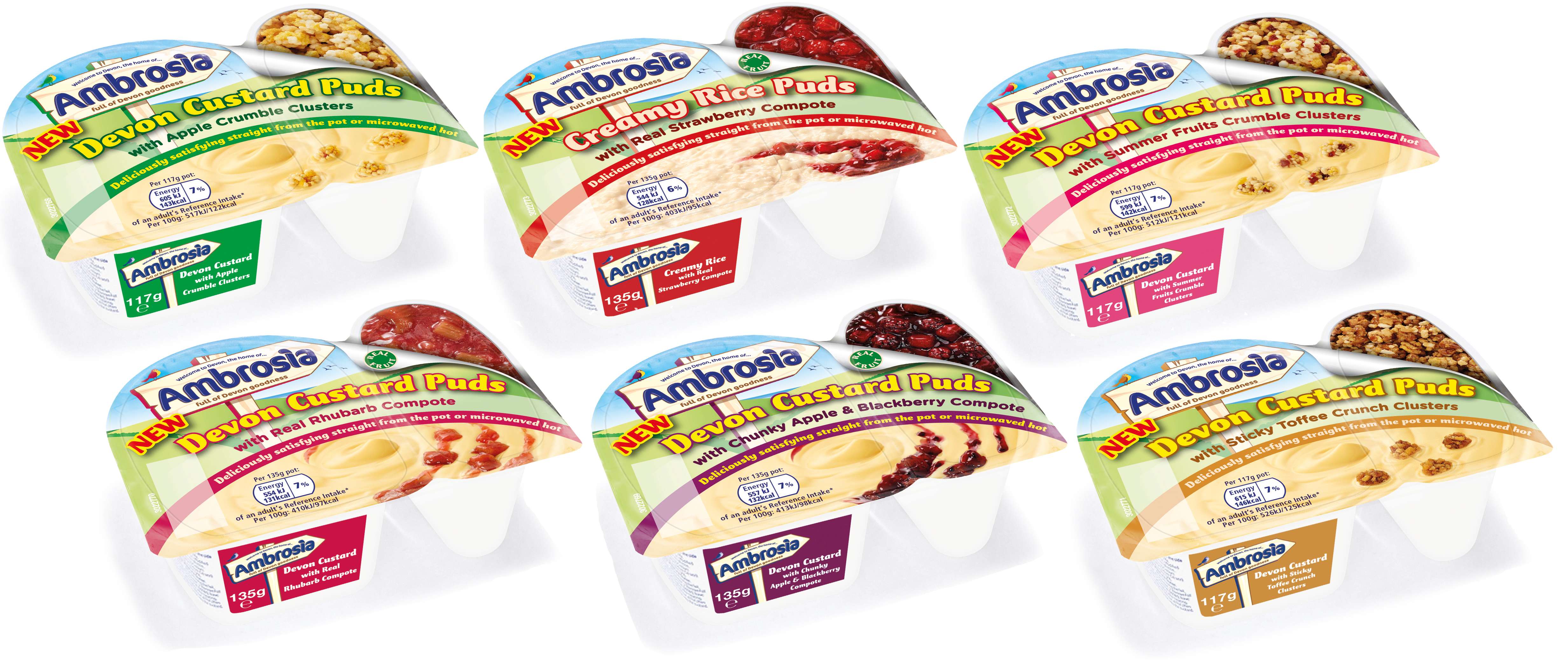 Ambrosia launches new ‘Puds’ range