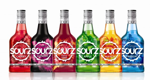 Katastrofe fritaget buste New bottle redesign for Sourz
