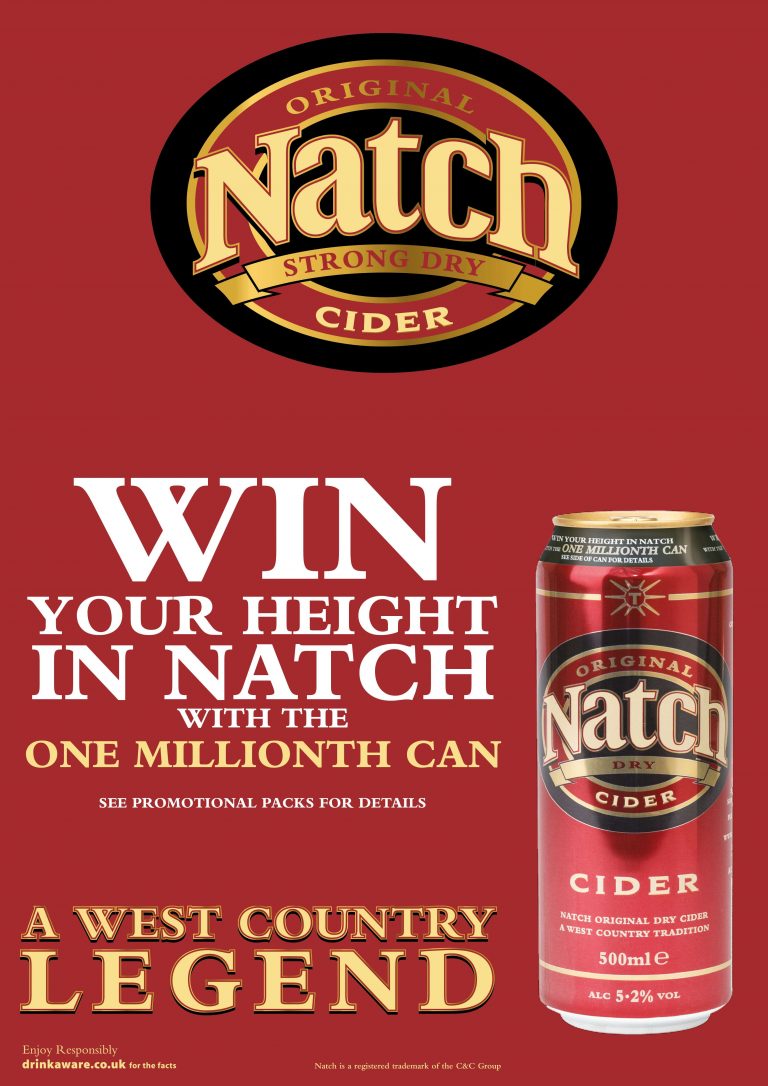Natch cider launches oneinamillion promotion