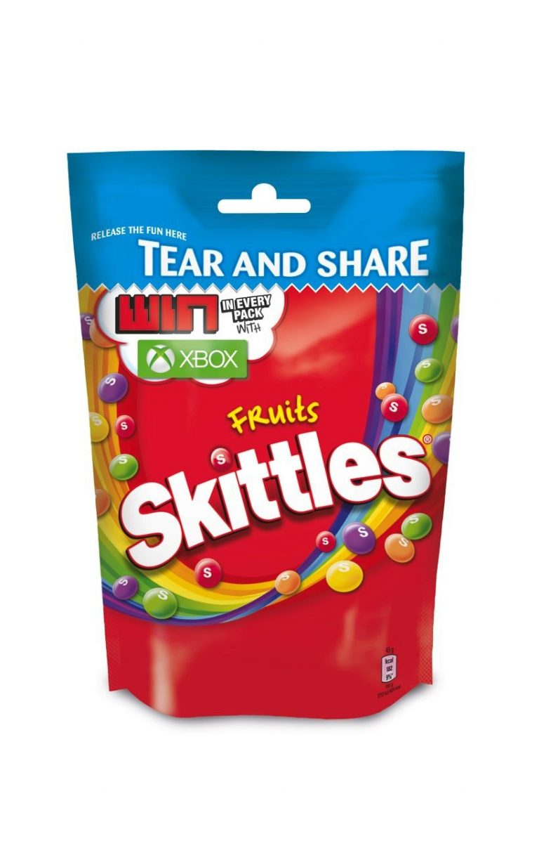 Skittles teams up with Xbox for on pack promotion