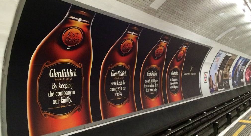 Ad campaign for Glenfiddich whisky