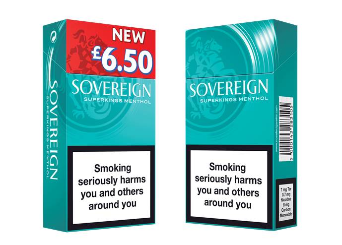 sovereign cigarettes types JTI launches Sovereign Menthol Superkings