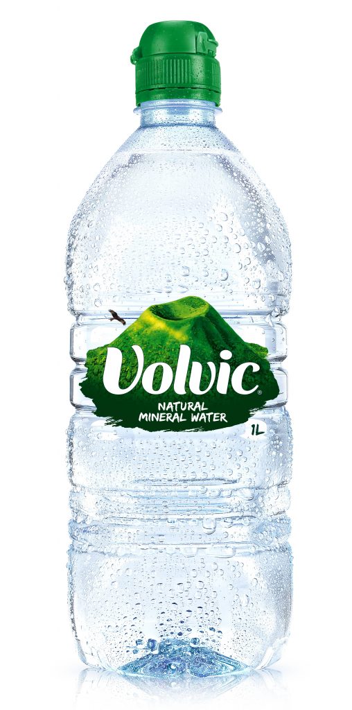 Danone waters brand Volvic updates packaging for 'iconic look
