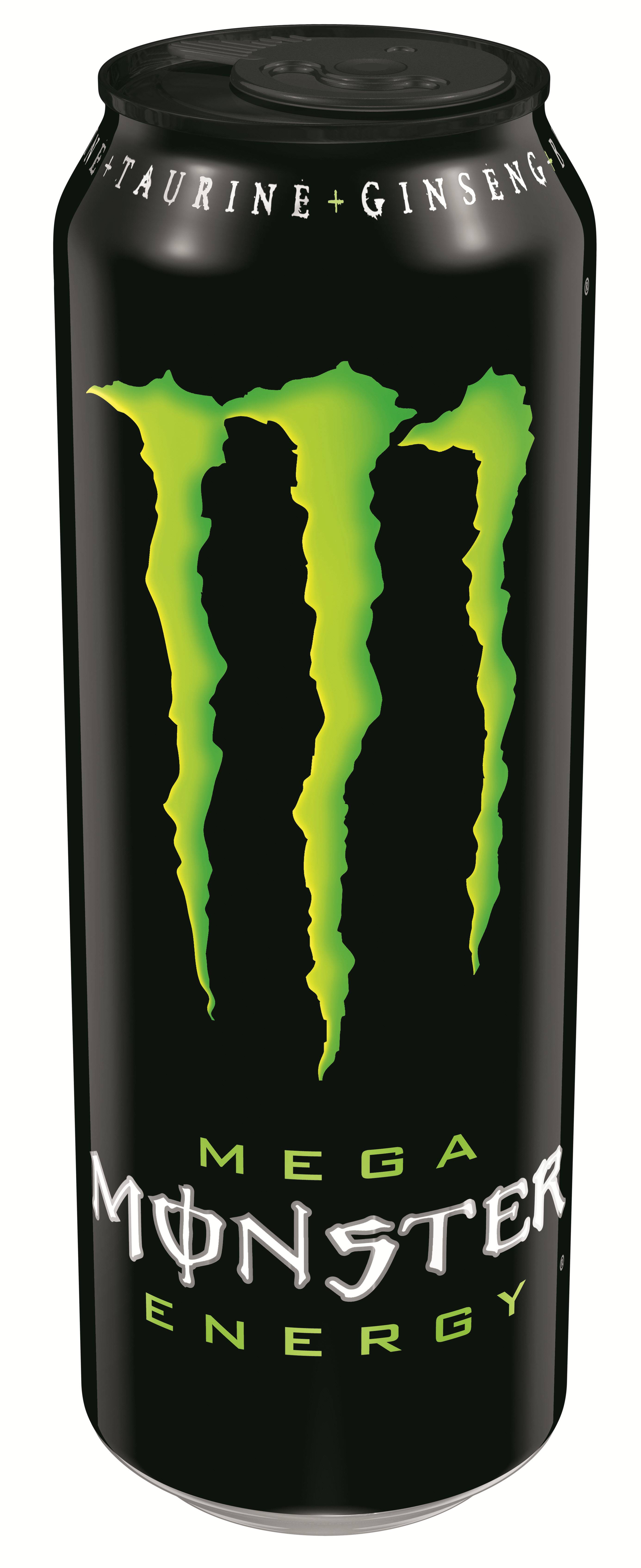 New Mega Monster Energy Drink Fl Oz Full Can Taurine B Vitamins L | My ...